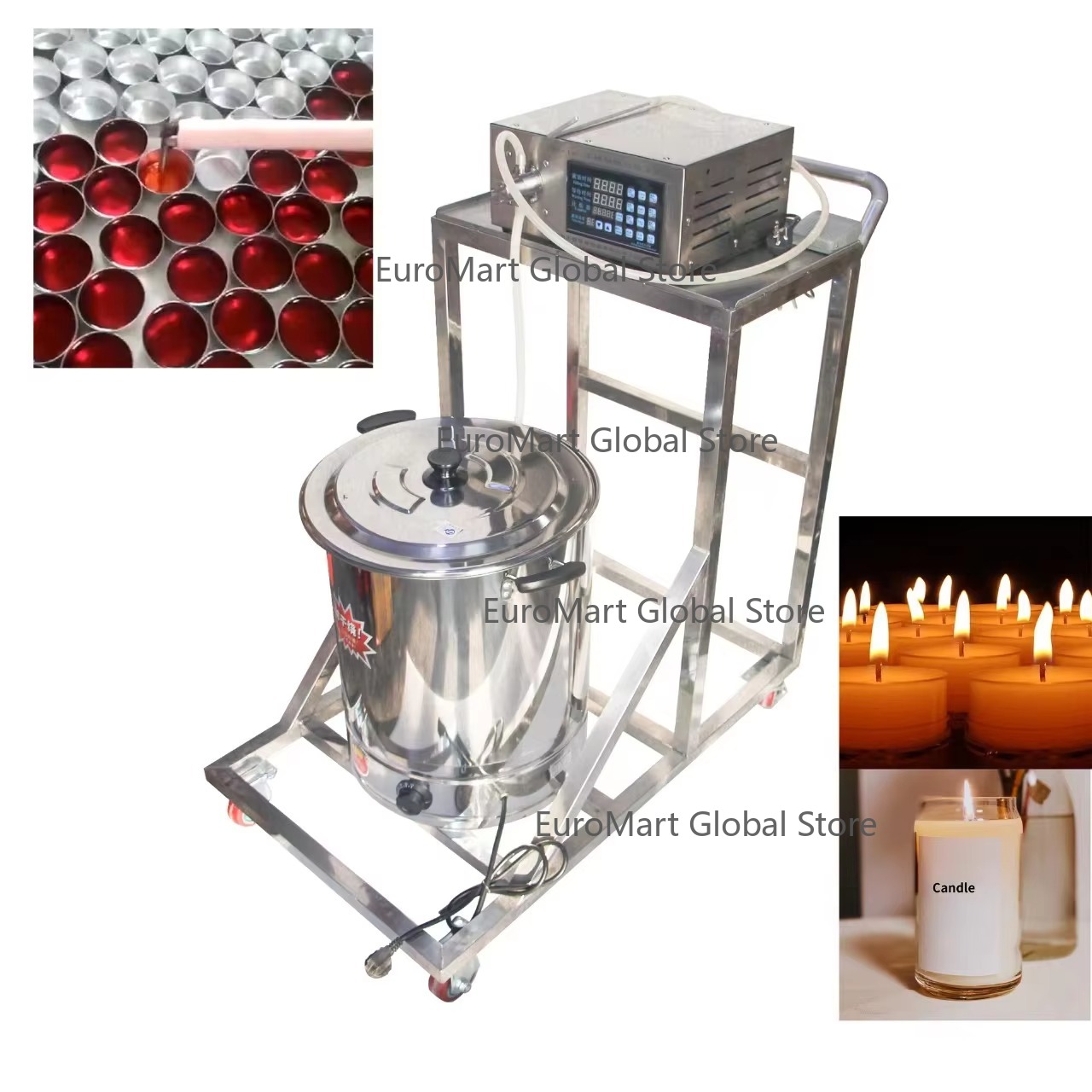Industrial Candle Wax Filling  - огляд і ціна Candle Making Machine Price