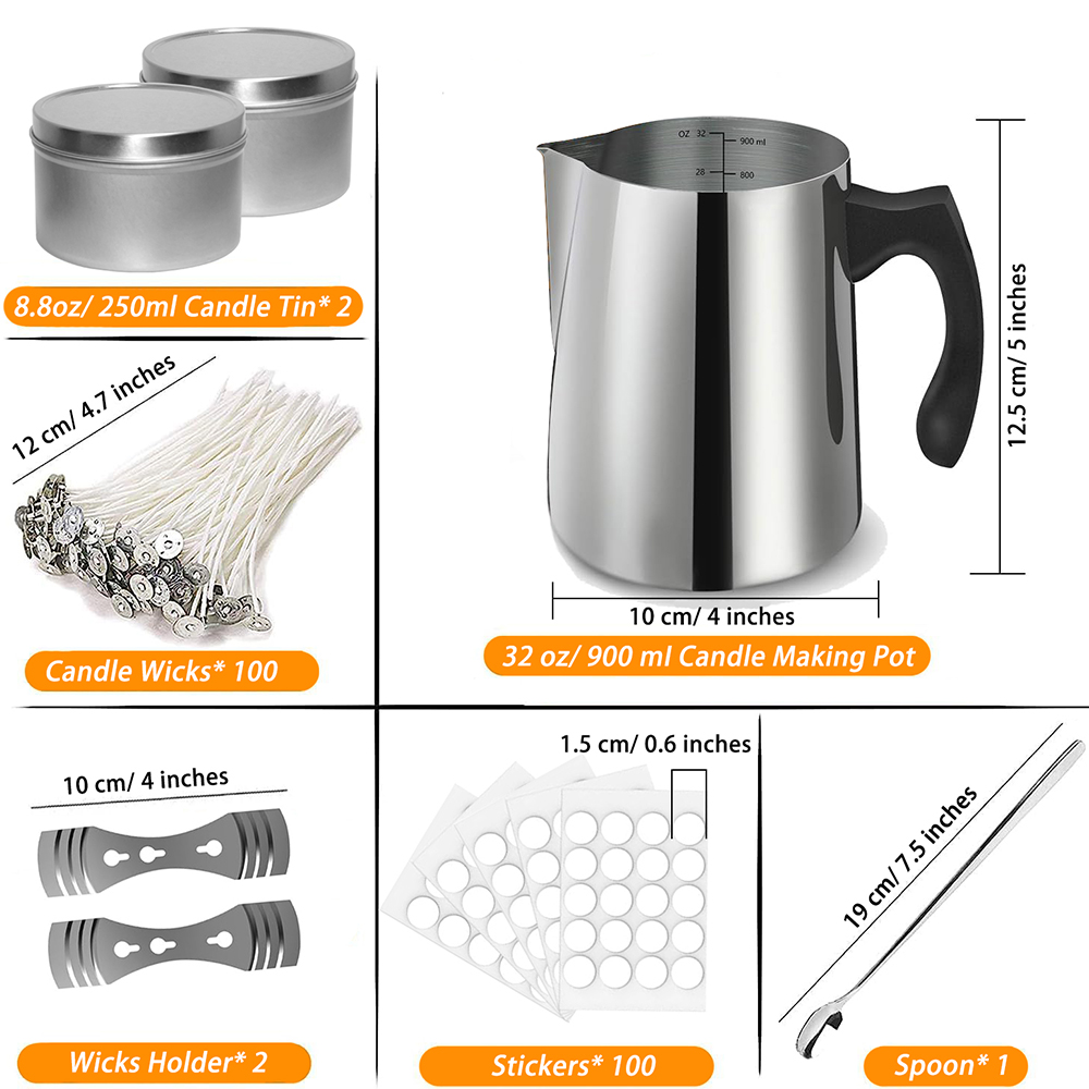 Candle Making Starter Kit Supp - огляд і ціна Candle Making Kit For Adults