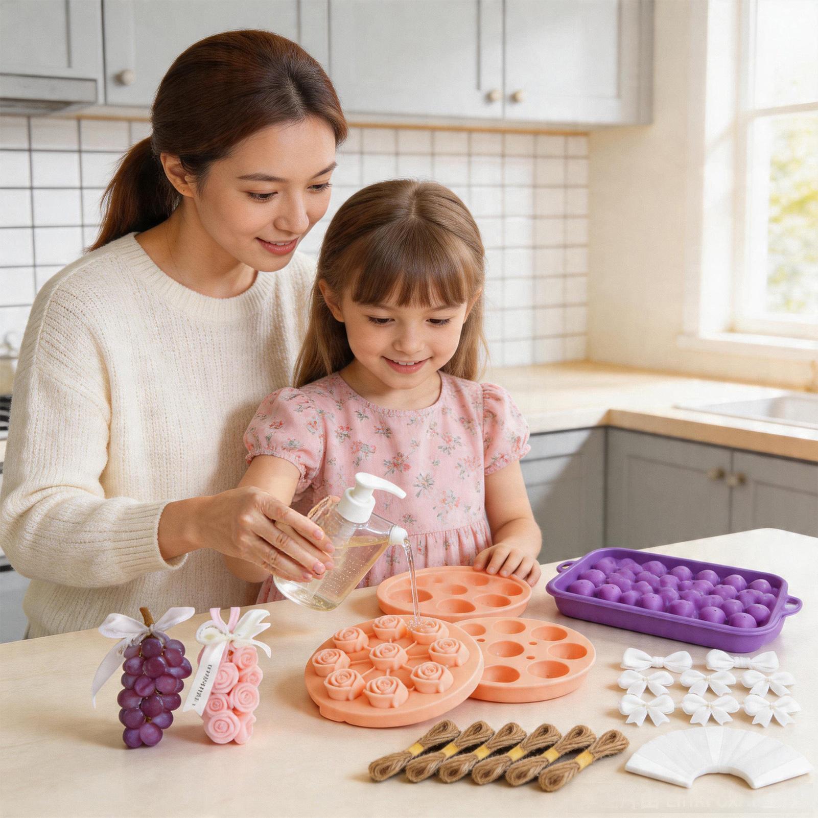 Soap Making Kit DIY Grape And  - огляд і ціна Candle Making Kit For Adults