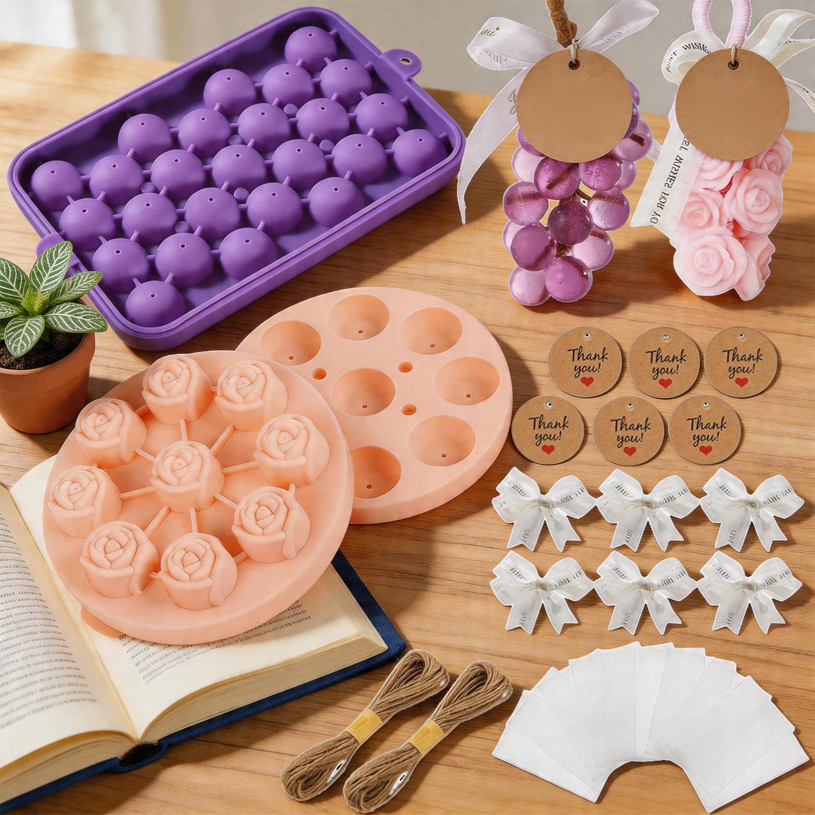 Soap Making Kit DIY Grape And  - огляд і ціна Candle Making Kit For Adults