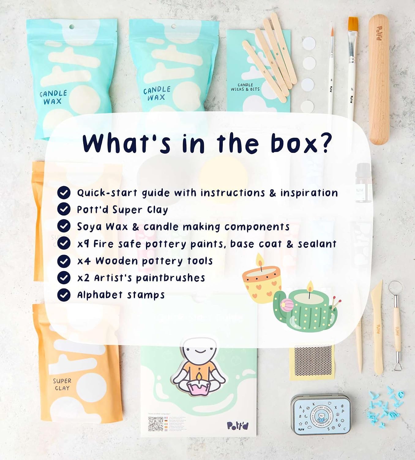 Home Pottery Candle Making Kit - огляд і ціна Candle Making Kit For Adults