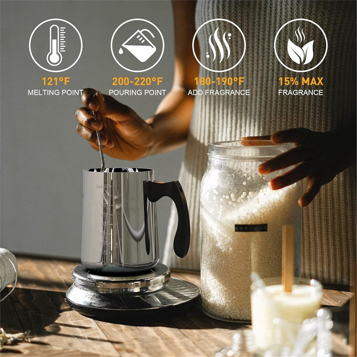Candle Making Kit Supplies for - огляд і ціна Candle Making Kit For Adults
